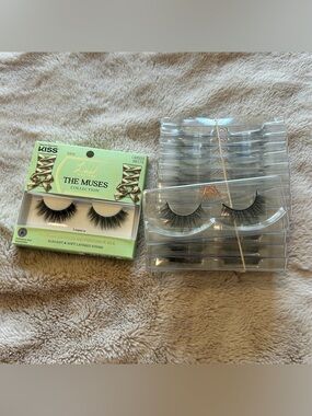 NWT Kiss The Muses Collection False Eyelashes & Black Magefy Lashes